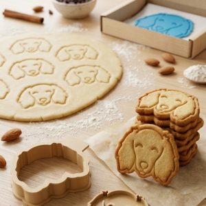 Conjunto Cortador + Carimbo de Biscoito - Pets - Salsichinha