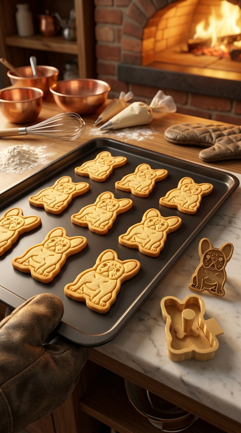 Conjunto Cortador + Carimbo de Biscoito - Pets - Buldog Francês - Imagem 3