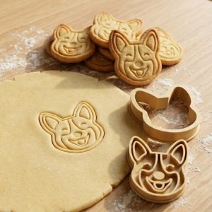 Conjunto Cortador + Carimbo de Biscoito - Pets - Corgi